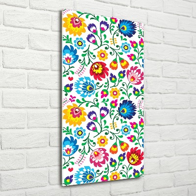 Staand foto in plexiglas Etnisch patroon