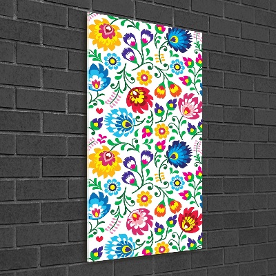 Staand foto in plexiglas Etnisch patroon