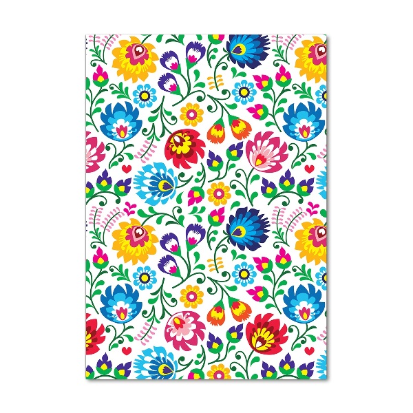 Obraz zdjęcie szkło akryl pionowy Wzór etniczny