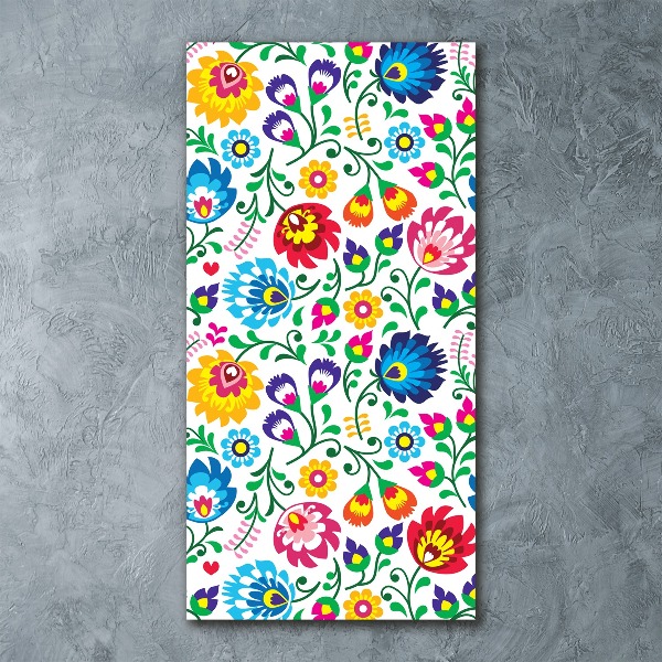 Staand foto in plexiglas Etnisch patroon