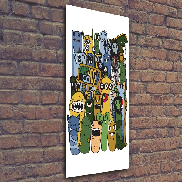 Foto obraz szkło akryl pionowy Szalone potwory