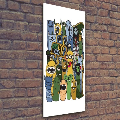Foto obraz szkło akryl pionowy Szalone potwory