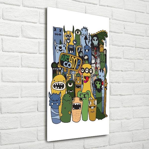 Staand foto op plexiglas Gekke monsters