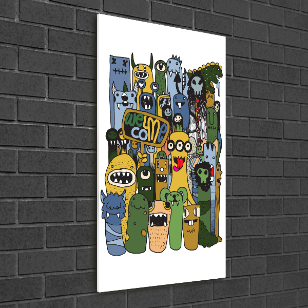 Staand foto op plexiglas Gekke monsters