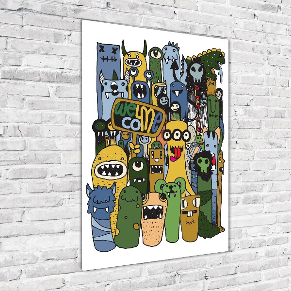 Staand foto op plexiglas Gekke monsters