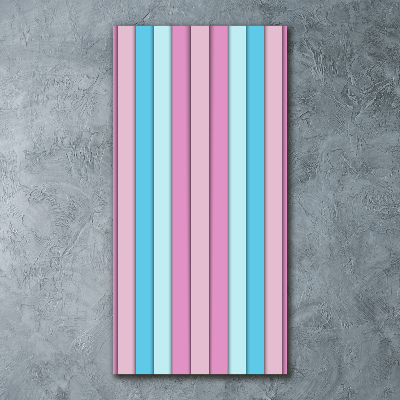 Foto obraz szkło akryl pionowy Kolorowe paski