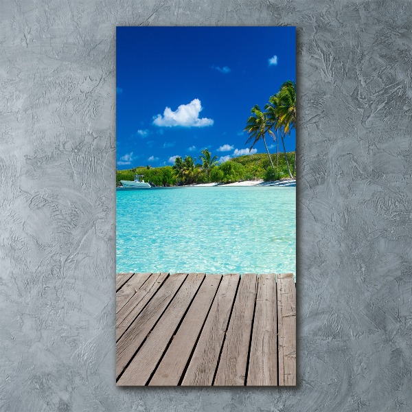 Staand foto in plexiglas Tropisch strand