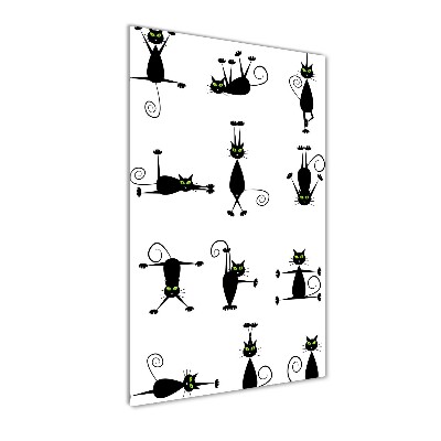 Obraz zdjęcie na ścianę akryl pionowy Koty