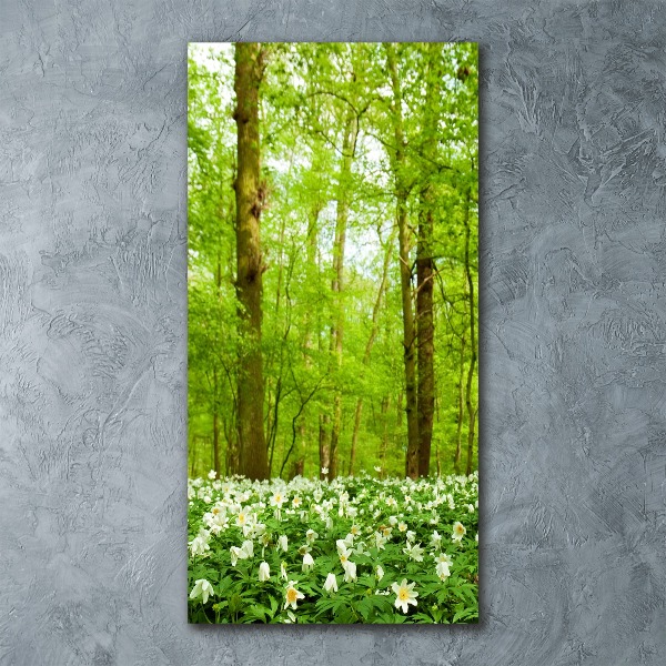 Staand foto op plexiglas Bloemen in het bos