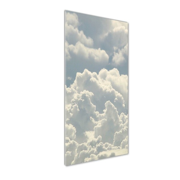 Staand foto plexiglas Wolken