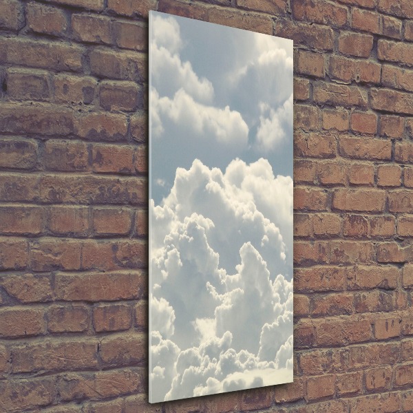 Staand foto plexiglas Wolken