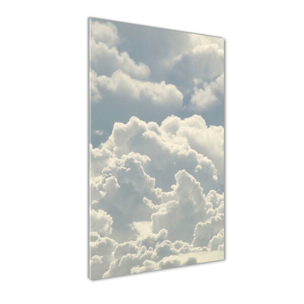 Staand foto plexiglas Wolken