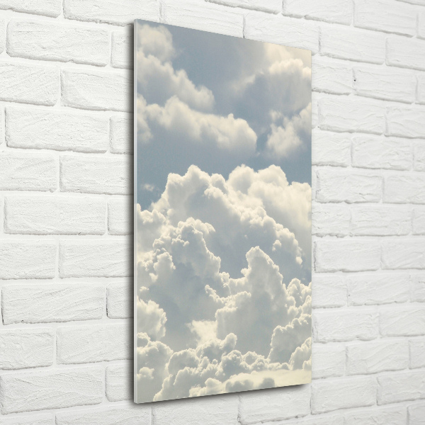 Staand foto plexiglas Wolken