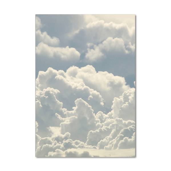 Staand foto plexiglas Wolken