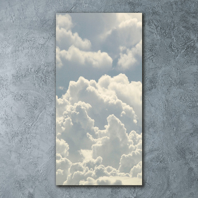 Staand foto plexiglas Wolken