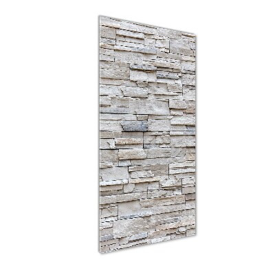 Staand foto op plexiglas Stenen muur