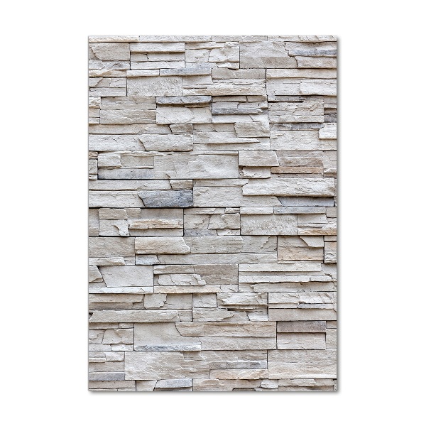 Staand foto op plexiglas Stenen muur