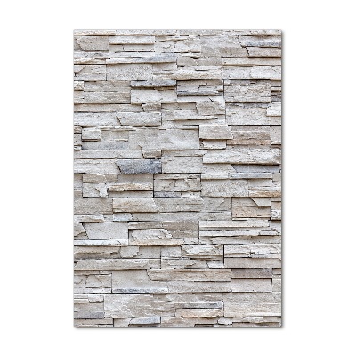 Staand foto op plexiglas Stenen muur