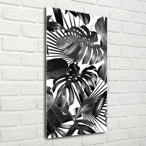 Obraz zdjęcie szkło akryl pionowy Tropikalne liście
