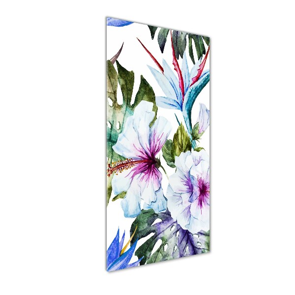 Staand plexiglas foto Hawaiiaanse bloemen