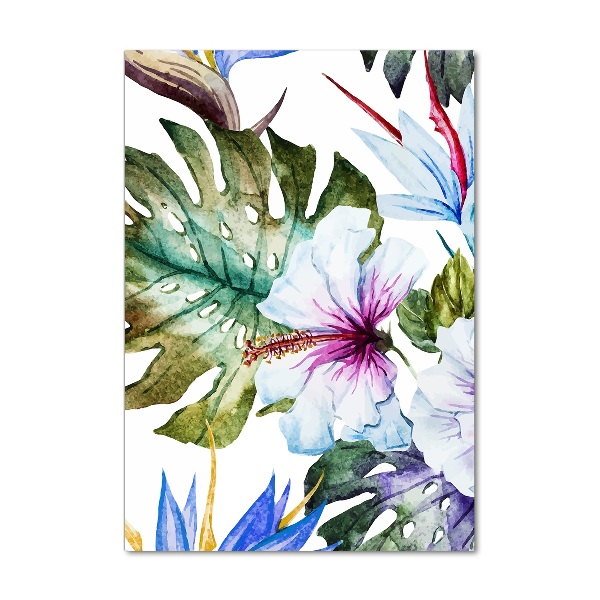 Staand plexiglas foto Hawaiiaanse bloemen