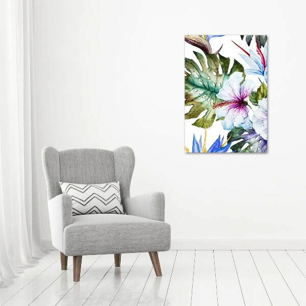 Staand plexiglas foto Hawaiiaanse bloemen