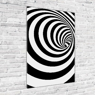 Obraz zdjęcie szkło akryl pionowy Spirala w paski