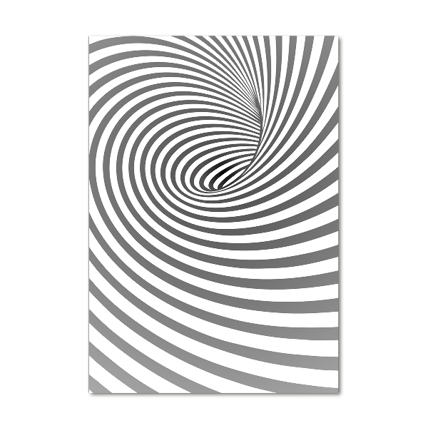 Obraz zdjęcie szkło akryl pionowy Spirala w paski