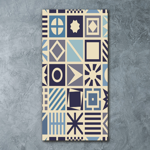 Foto obraz szkło akryl pionowy Geometryczne tło