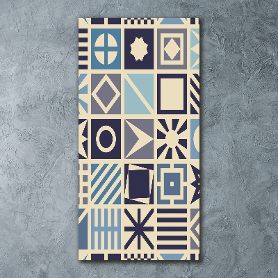 Foto obraz szkło akryl pionowy Geometryczne tło