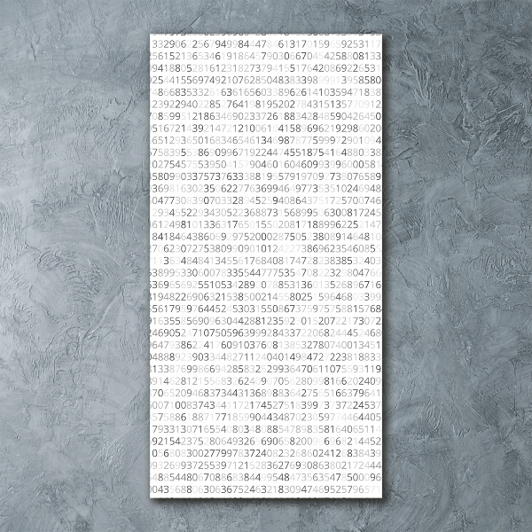 Staand foto plexiglas Binaire code