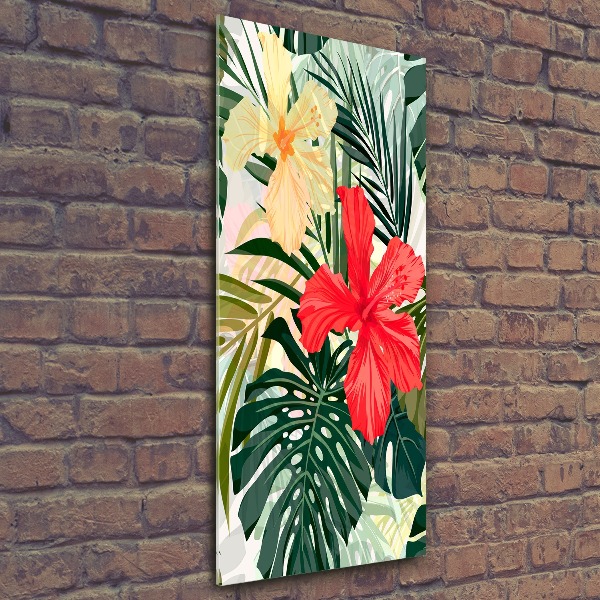 Staand foto op plexiglas Hawaiiaanse bloemen