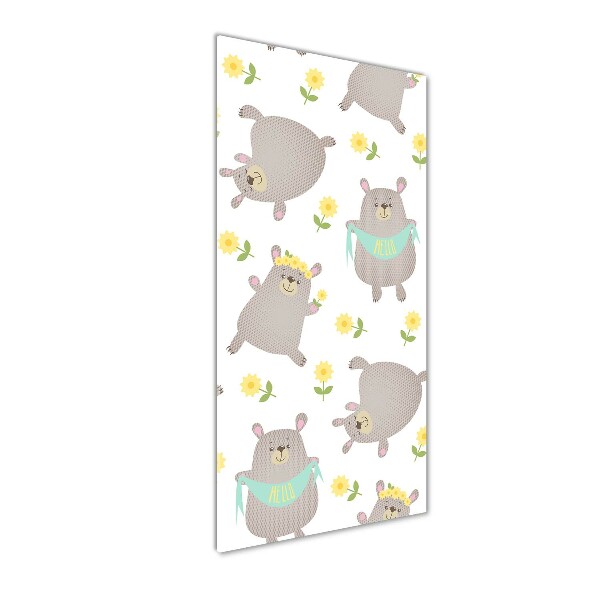 Staand foto op plexiglas Kleine beertjes
