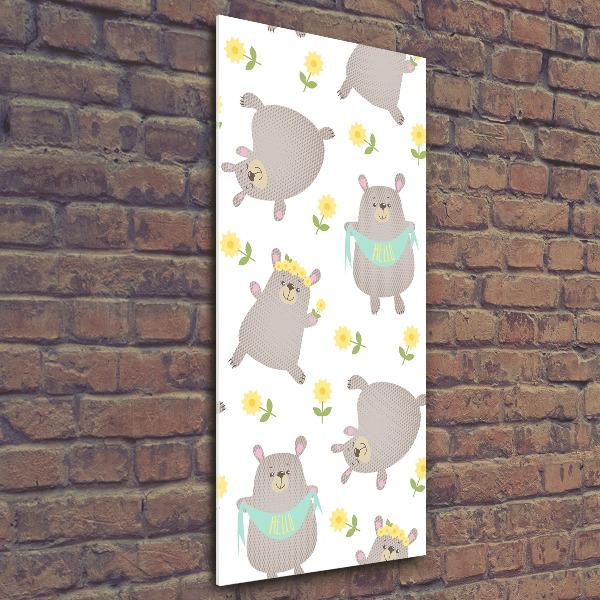 Staand foto op plexiglas Kleine beertjes