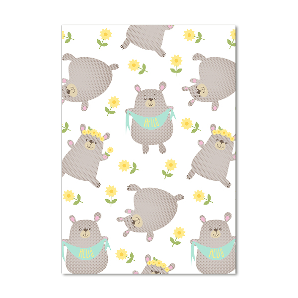 Staand foto op plexiglas Kleine beertjes