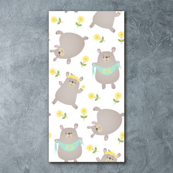 Staand foto op plexiglas Kleine beertjes