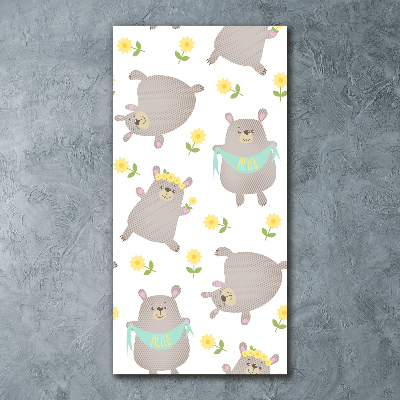 Staand foto op plexiglas Kleine beertjes