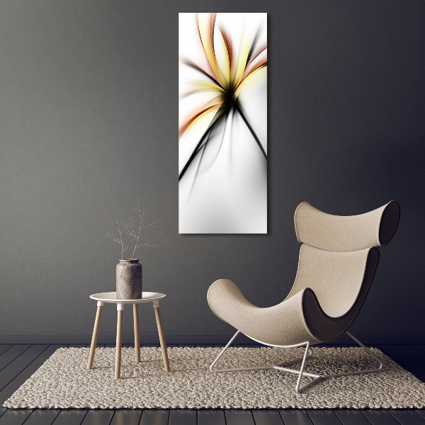 Staand foto op plexiglas Abstracte bloem