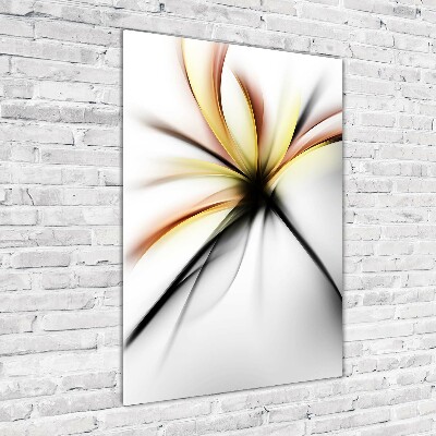 Staand foto op plexiglas Abstracte bloem