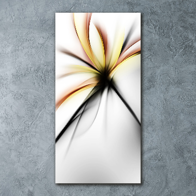 Staand foto op plexiglas Abstracte bloem