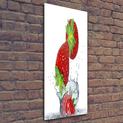 Staand foto in plexiglas Aardbeien