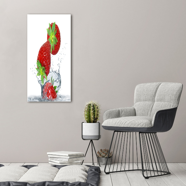 Staand foto in plexiglas Aardbeien