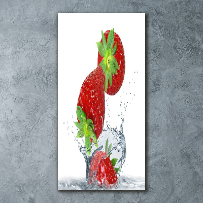 Staand foto in plexiglas Aardbeien