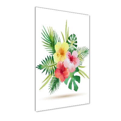 Staand plexiglas foto Hawaiiaanse bloemen