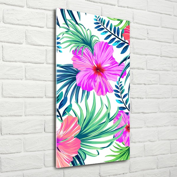 Staand foto plexiglas Hawaiiaanse bloemen