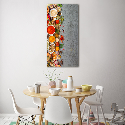 Staand foto plexiglas Kleurrijke kruiden