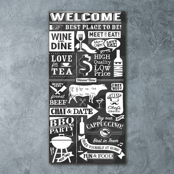 Staand plexiglas foto Restaurant