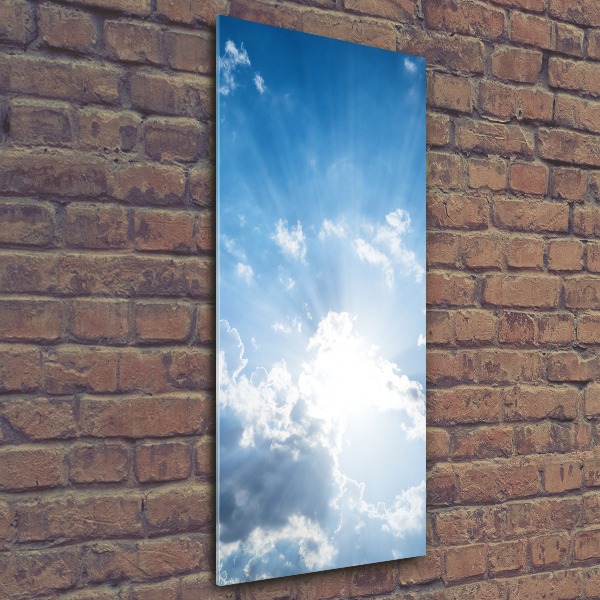 Staand plexiglas foto Wolken aan de hemel
