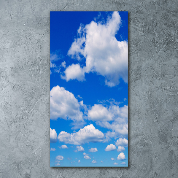 Staand foto plexiglas Wolken aan de hemel