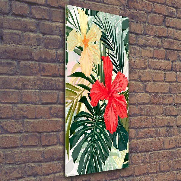 Staand foto in plexiglas Hawaiiaanse bloemen